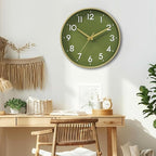 Mosewa Wall Clock 8 Inch, Battery Operated Silent Non-Ticking Modern Analog - Image 4