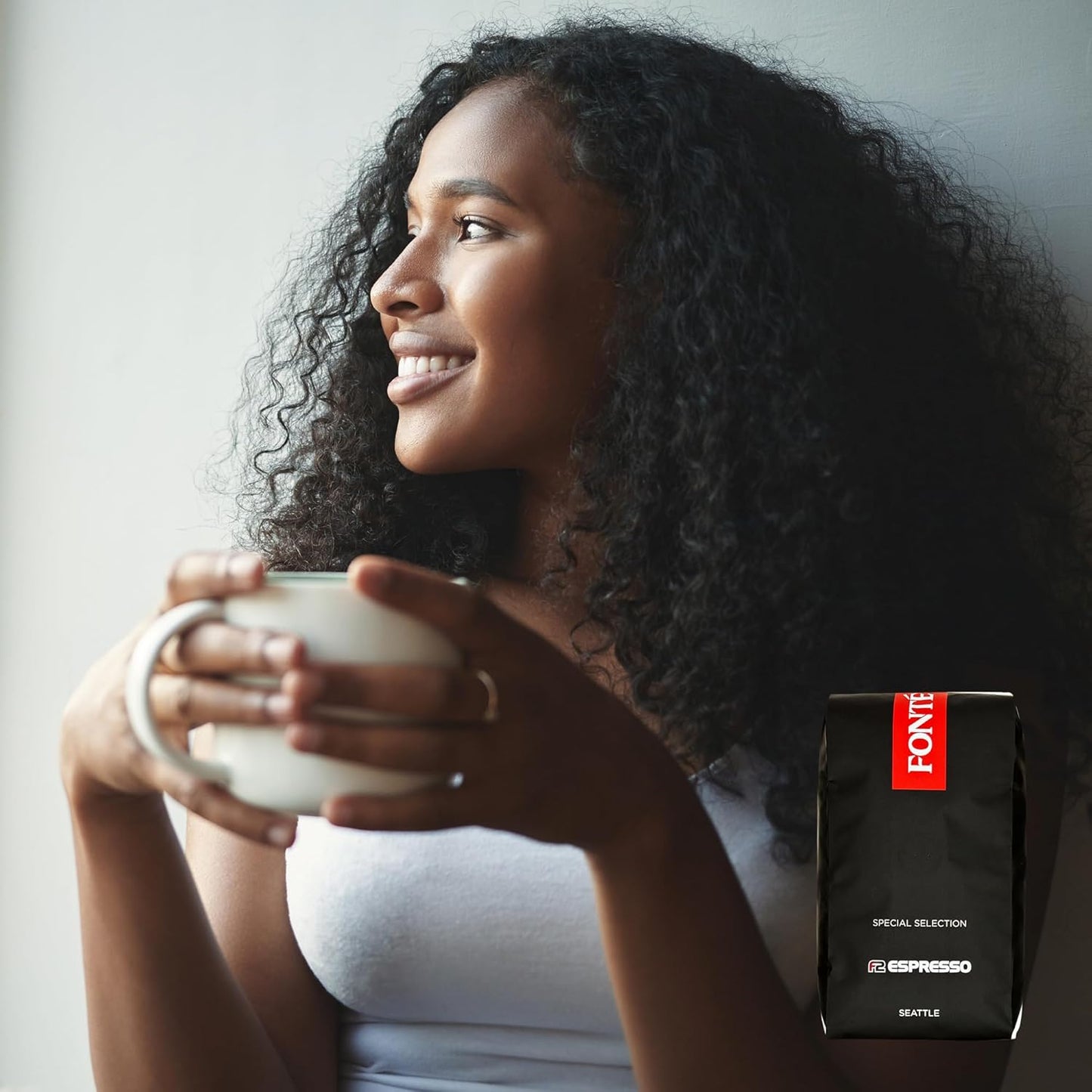 Fonte Coffee Roaster - Whole Bean Coffee - Medium-Dark Fresh Roast - Roasted in Seattle - Single Origin - Sweet, Caramel, Cocoa - 12 oz - F2