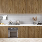 WESTICK Brown Wood Contact Paper Waterproof Kitchen Countertop Peel and Stick - Image 7