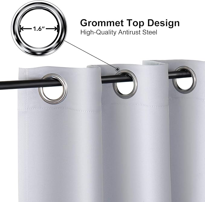 ChrisDowa Grommet Blackout Curtains - Image 2