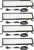 Onforu 4Pack LED Shop Lights, 100W 14000lm Plug in Ultra Bright LED Work Lights by Onforu