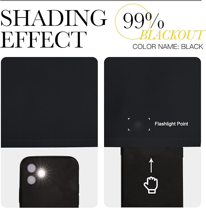 NICETOWN Black Out Curtain Panels - Image 4