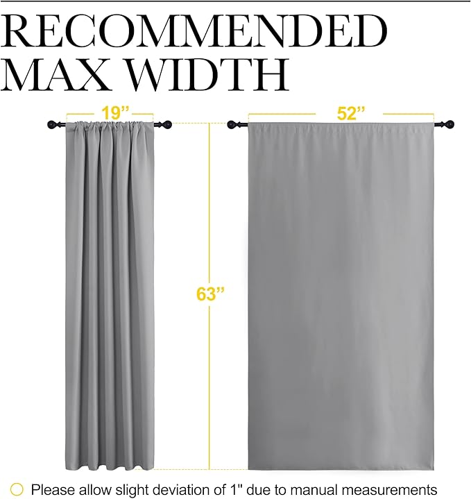 NICETOWN Blackout Curtain Panels - Image 8