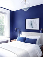 Safiyya Navy Blue Peel and Stick Wallpaper 393"x17.7" Contact Paper Decorative - Image 4