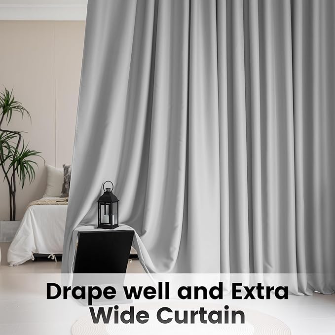 Room Divider Curtains, Extra Wide Theater Curtains Perfect - Image 3