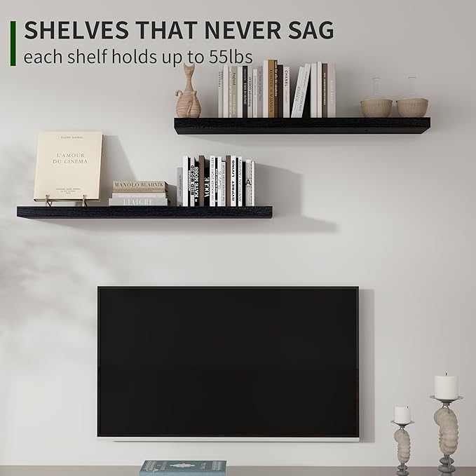 Marsmiles Wood Floating Shelves - Image 4