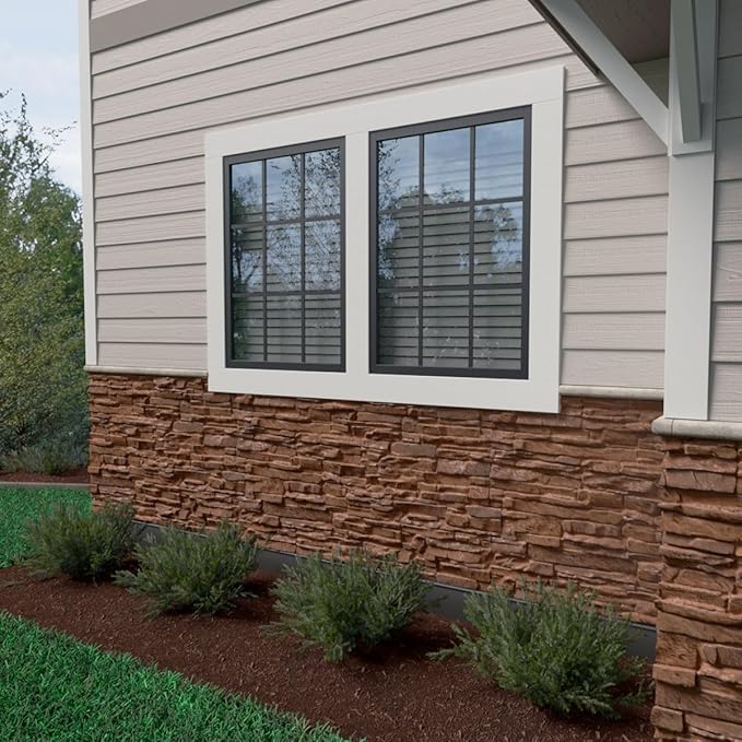 EverStone Canyon Ridge Faux Stone Panel, 45 3/4"W x 24 1/2"H x 1 1/4"D - Image 10