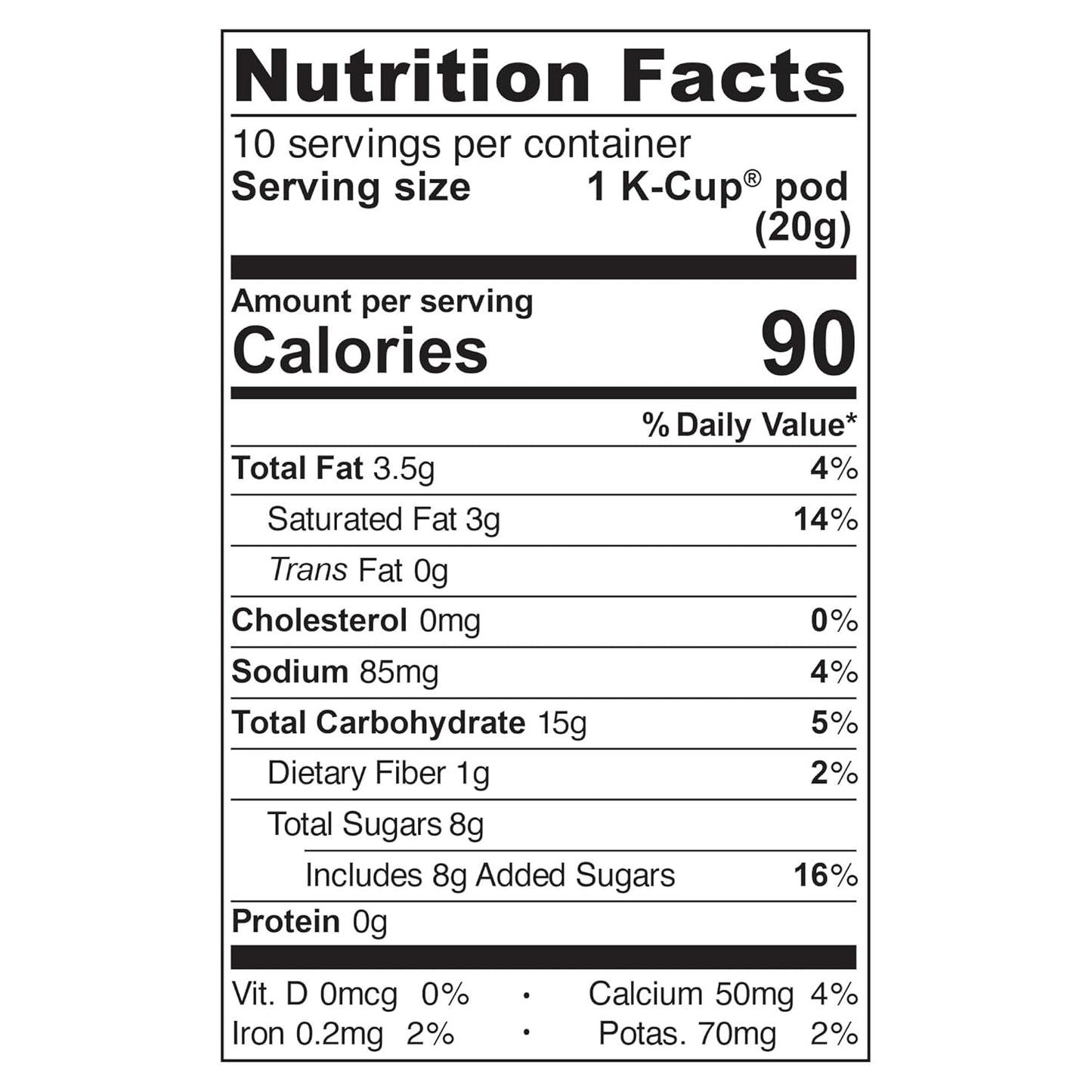 Caribou Coffee Vanilla Vibes Oatmilk Latte, One Step Latte Single Serve Keurig K-Cup Pods, 60 Count (6 Packs of 10)