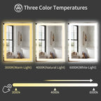 Koonmi 60"x36" LED Mirror for Bathroom, 90CRI Anti-Fog Vanity Mirror - Image 6
