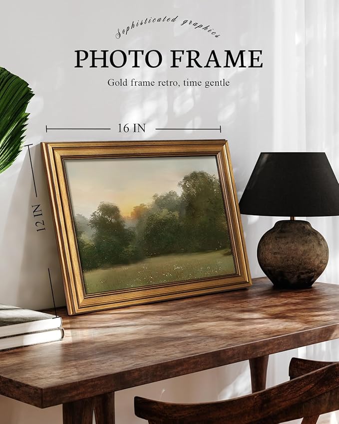 VIYYIEA Vintage Gold Framed Wall Art - Image 2