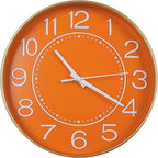 HZDHCLH Small Wall Clocks Battery Operated, Quartz Movement, Silent Non Ticking by HZDHCLH