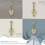 Amerock H55465BBZ | Adare Double Prong Decorative Wall Hook | Golden Champagne - Image 7