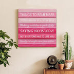 Inspirational Pink Wall Art Decor, Preppy Motivational Room Sign - Image 3