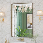 LOAAO 24”X32” Bronze Bathroom Mirrors - Image 7