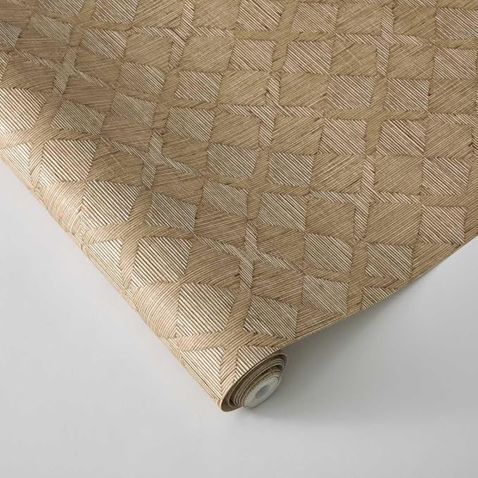 Tempaper x Jeremiah Brent Textured Hoffmann Faux Sisal Removable Peel and Stick - Image 8