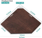 Corner Wall Shelves, Corner Floating Shelves Set of 2 Solid Oak Wood Display - Image 3
