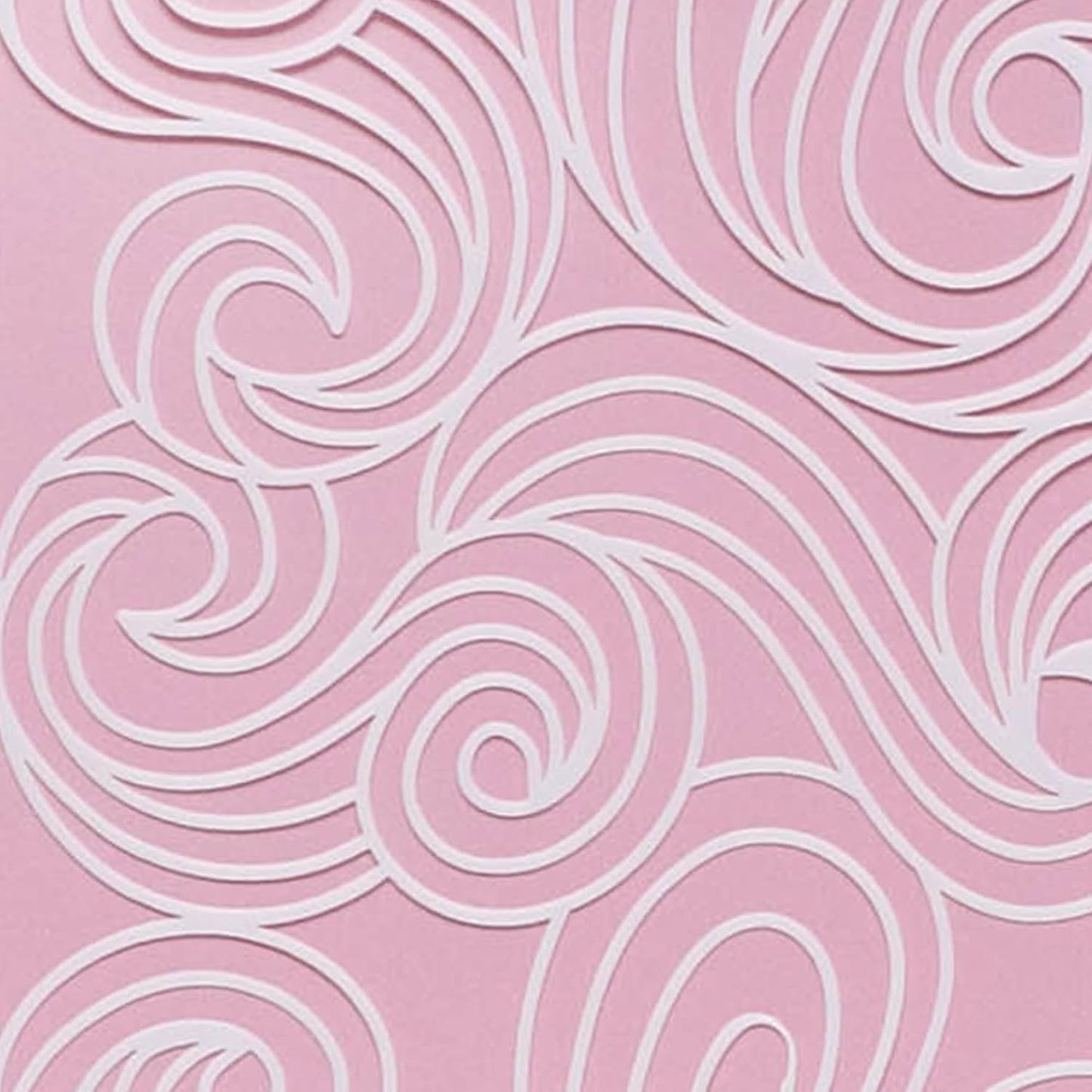 Cake Stencil - Seamless Delicate Pattern for Decorating Tall Double Barrel Cake to Use with Buttercream, Royal Icing, Ganache, Paint, Airbrush (Andra)