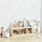 White Wallpaper Silk Embossed Floral White 393inL 17.7inWContact Paper - Image 7