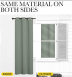 NICETOWN Greyish Green Blackout Curtains 78" Long - Image 6