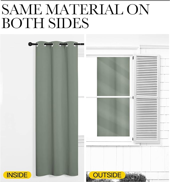 NICETOWN 84 inches Blackout Curtains - Image 6