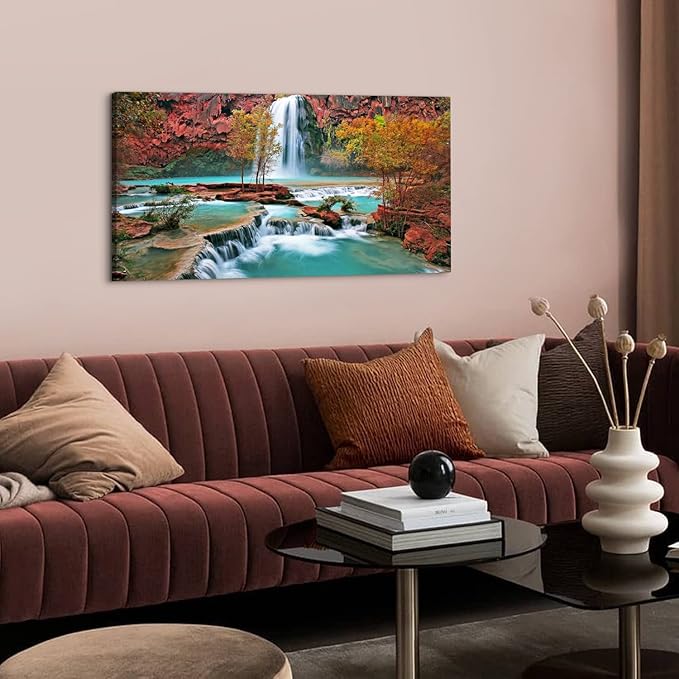 Tropical Forest Wall Art Nature Mountain Pictures Wall Decor - Image 5