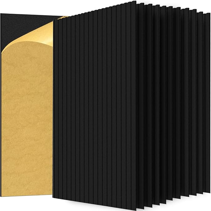 RITOLLO 12 Pack Acoustic Wall Panels, 47.2X23.6X0.4 inch Decorative by Ritollo