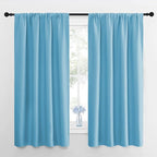 NICETOWN Window Curtains for Bedroom, Teal Blue, 2 Panels, W42 x L48 -Inch by NICETOWN