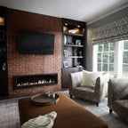 EverStone Aged Brick Faux Brick Panel, 46 7/8"W x 27"H x 1 1/4"D, Cabernet Color - Image 11