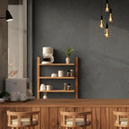 WADILE Black Gray Concrete Wallpaper 15.7 in * 708 in, Cement Contact Paper 3D - Image 5