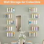 upsimples 14 Pack Acrylic Shelves Wall Organizer and Storage, Toy Cars - Image 7