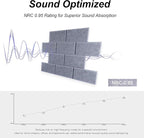 WoveN SounD Brick Acoustic Wall Panels Seamless Visual, High Density, Sound - Image 3