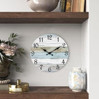 CHYLIN Wall Clock 14 Inch Bathroom Clock, Rustic Wall Clocks Battery Operated - Image 8
