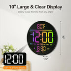 JALL 10" Large Digital Wall Clock - Image 5