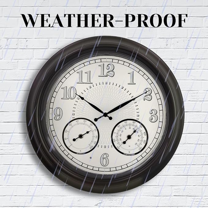 Illuminated Large Outdoor Clock - Image 6