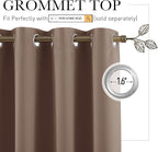 RYB HOME Blackout Curtains Soundproof Energy Saving Insulating Privacy Room - Image 2