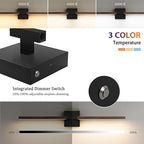 Rayogale 40 Inch Rechargeable Battery Operated Wall Sconce Set Two, 8000mAh - Image 2