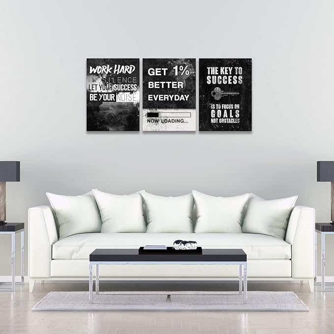 KAWAHONE Success Canvas Wall Art - Image 7