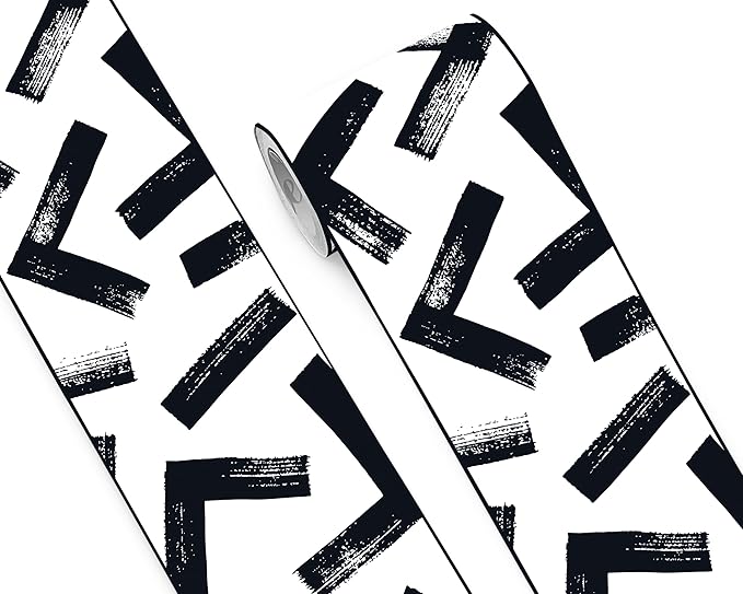 FLFK Black and White Design Wallpaper Border by FLFK