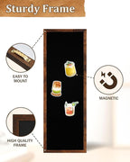 Magnetic Chalkboard for Wall, Long Chalk Board, Wall Hanging Menu for Restaurant - Image 4