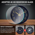 Modern Silent Wall Clock, 12 Inch Wall Clocks Battery Operated Large Number - Image 5