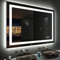 LOAAO 48"X36" LED Bathroom Mirror by LOAAO