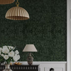 Abyssaly Dark Green Peel and Stick Wallpaper - Image 2