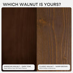 Homeforia Classic Walnut 48 inch Floating Shelf, High End Solid Real Wood Small - Image 7