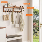 Evermagin 35" Coat Rack Wall Mount - Image 5