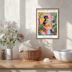 Funny Dachshund Bathroom Wall Art Henri Matisse Dog Bathroom Wall Decor Picture - Image 6