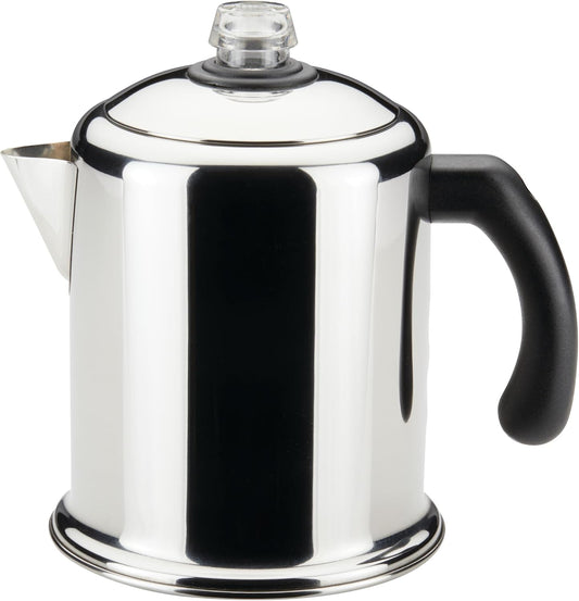 Farberware Classic Yosemite Stainless Steel Coffee Percolator - 8 Cup, Silver