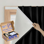 Magic Tape Window Curtain by Sovtfides