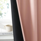 RYB HOME 100% Blackout Short Curtains - Image 4