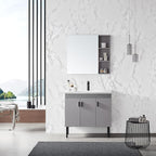 practicalWs Marble Paper Granite Gray/White Roll Kitchen Countertop Cabinet - Image 5