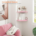 Homode Corner Floating Shelves, Corner Wall Shelf - Image 2